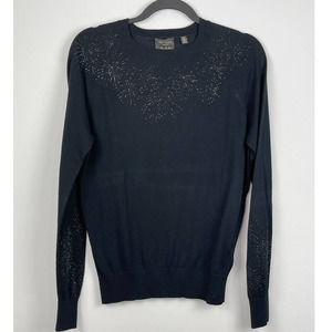 Ted Baker London Black Embellished Sweater Size 2